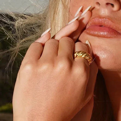 Bague Croissant en Or Amaia