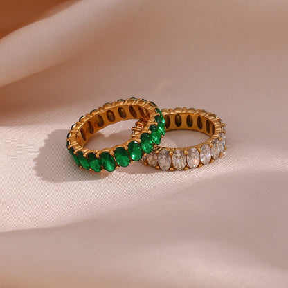 Bague en Simulant Diamant Antoinette en Or