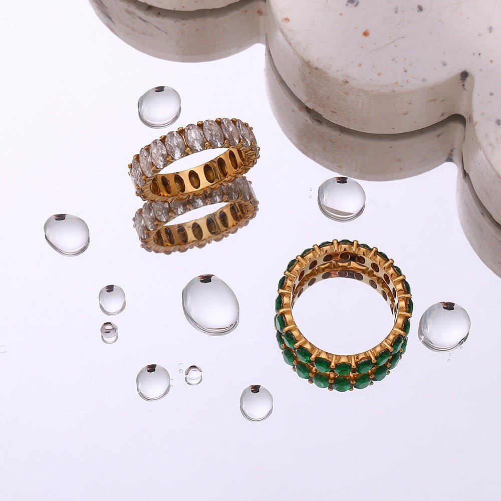 Bague en Simulant Diamant Antoinette en Or