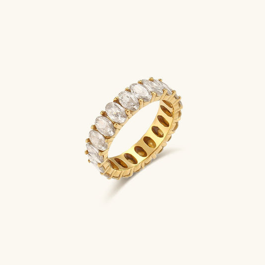 Bague en Simulant Diamant Antoinette en Or