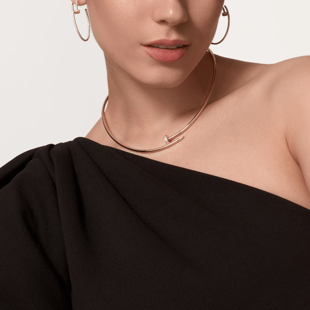 ASH ANNE - Collier en Diamant Or Rose