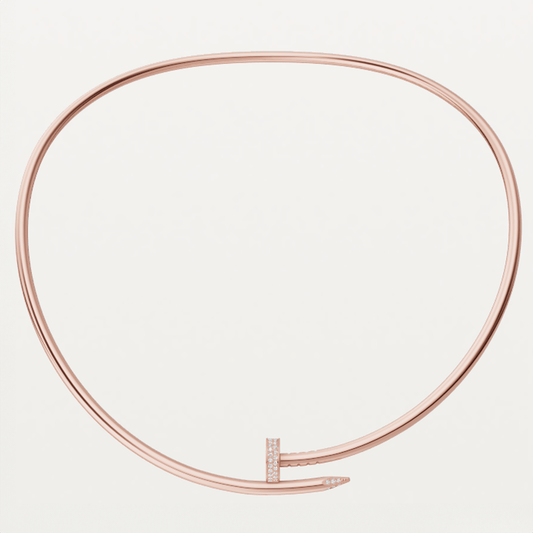 ASH ANNE - Collier en Diamant Or Rose