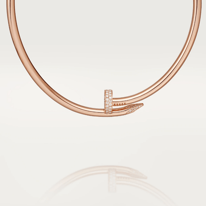 Collier Ash Emilia - Or Rose Avec Diamants