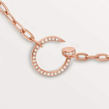 ASH MADELINE - Collier en or rose et diamants