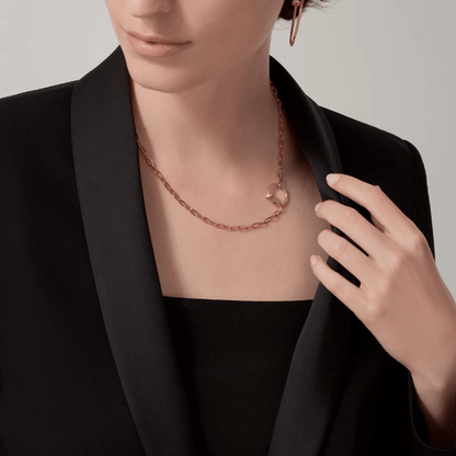 ASH MADELINE - Collier en or rose et diamants