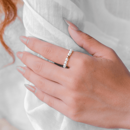 Bague en Perles Aurora