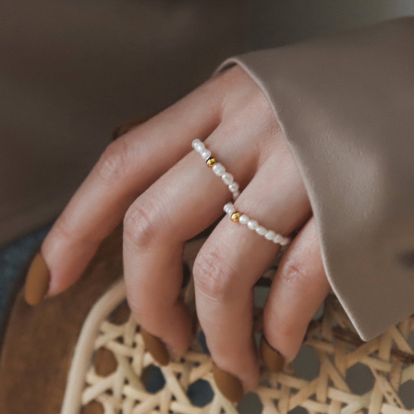 Bague en Perles Aurora