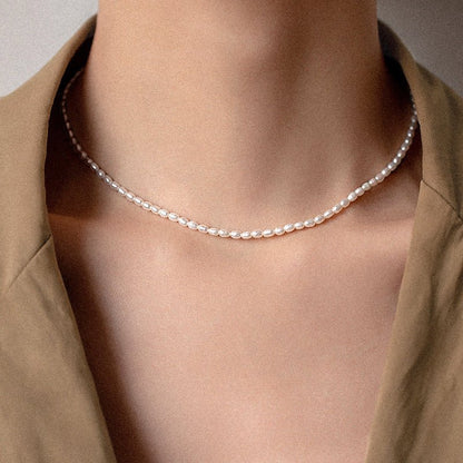 Collier Avaria en Perles d'Eau Douce