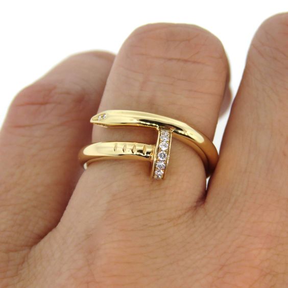 Bague À Ongles En Or De Luxe