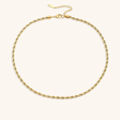 Collier en Chaîne Ropes Bianca en Or
