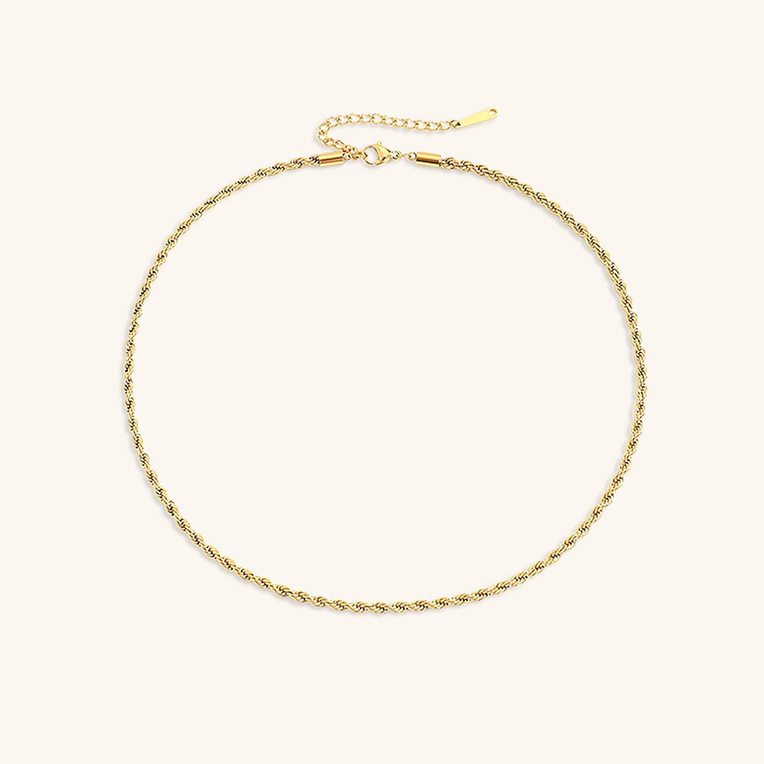 Collier en Chaîne Ropes Bianca en Or