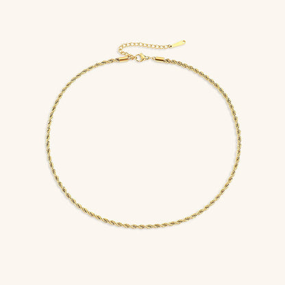 Collier en Chaîne Ropes Bianca en Or