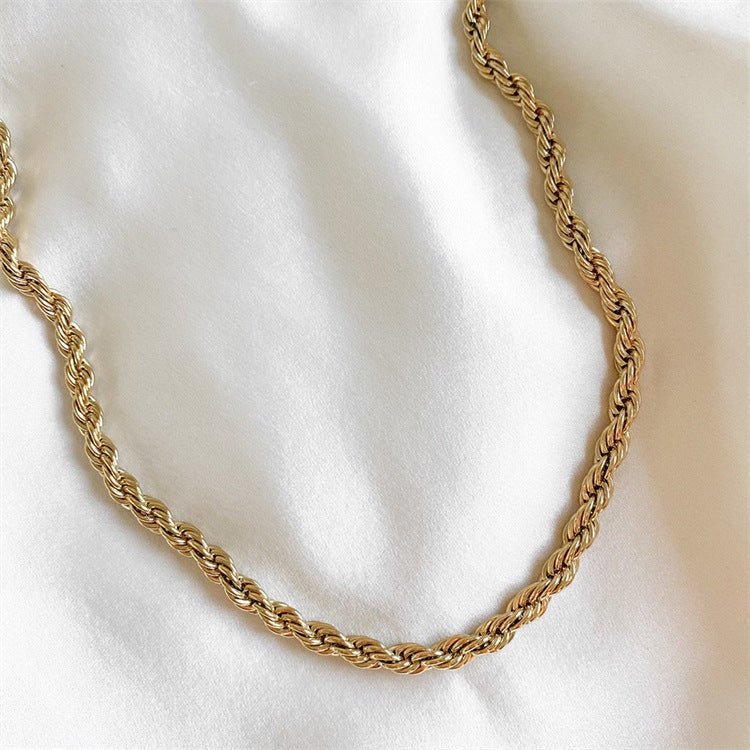 Collier en Chaîne Ropes Bianca en Or