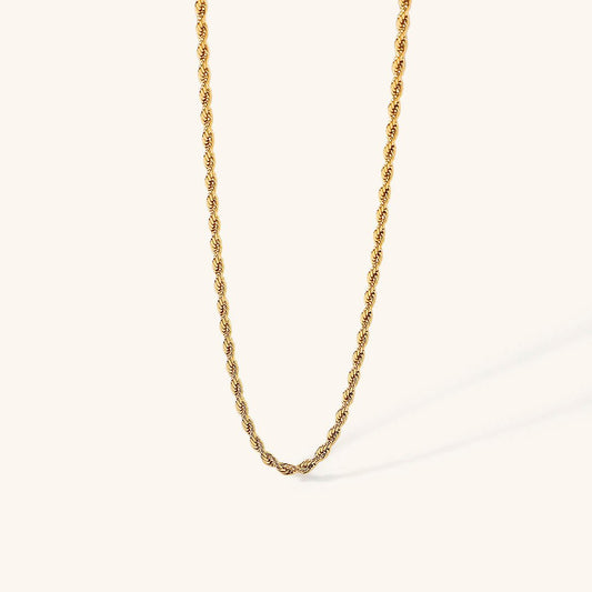 Collier en Chaîne Rope Doré