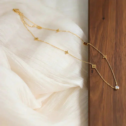 Trèfle | Collier – Or