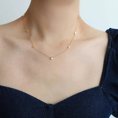 Trèfle | Collier – Or
