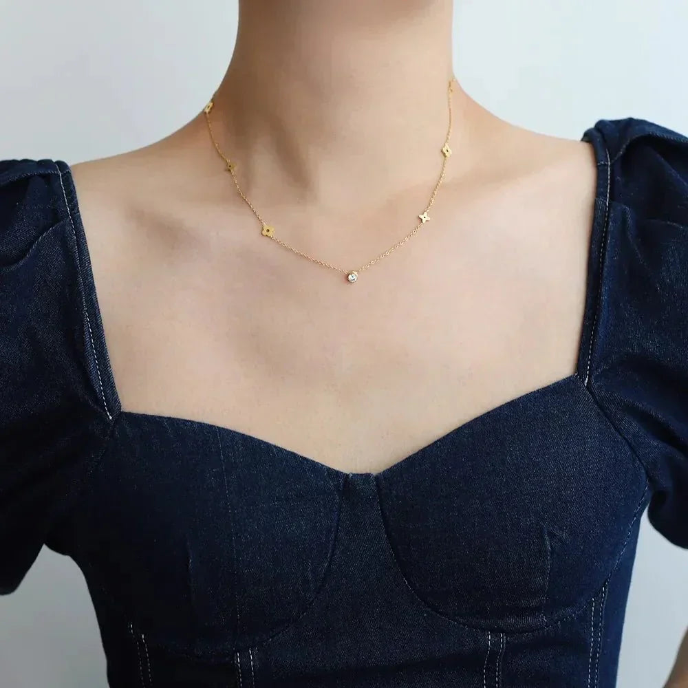 Trèfle | Collier – Or
