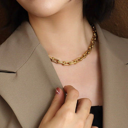 Collier en Chaîne Or Cascade