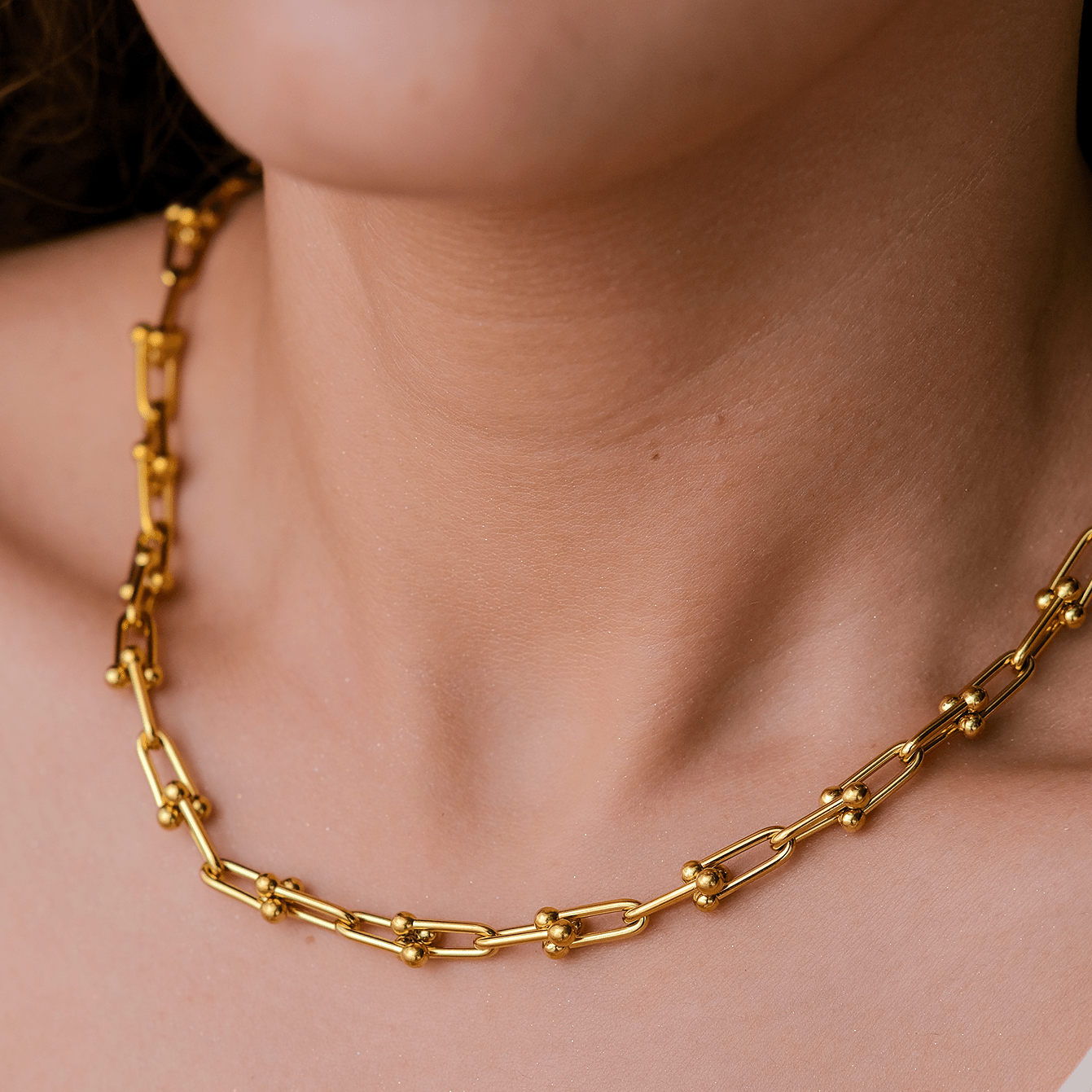 Collier en Chaîne Or Cascade