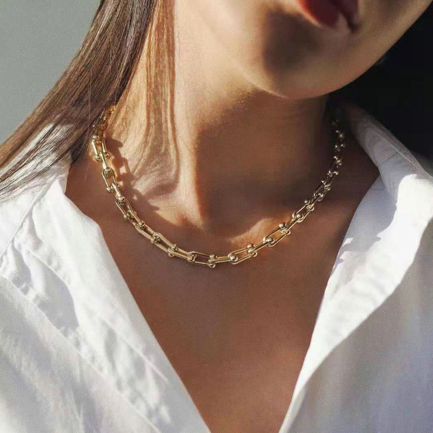 Collier en Chaîne Or Cascade