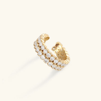 Bague en Or Doré Cassandra Cloutée