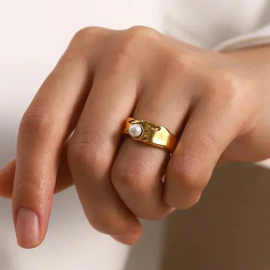 Bague en Perle d'Eau Douce Cerulia