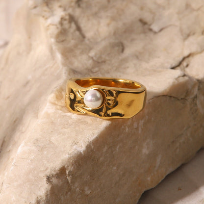 Bague en Perle d'Eau Douce Cerulia