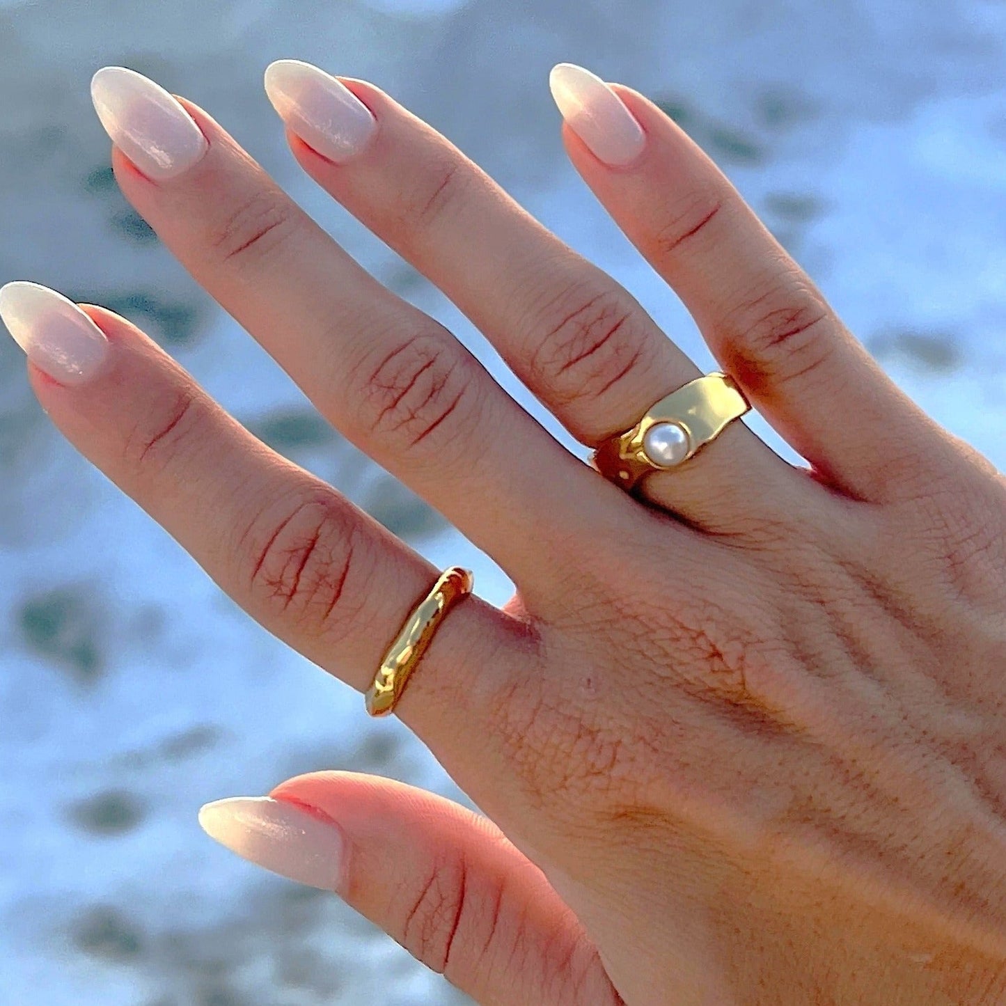 Bague en Perle d'Eau Douce Cerulia