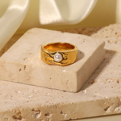 Bague en Perle d'Eau Douce Cerulia