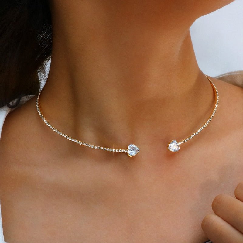 Collier Crystal | Or