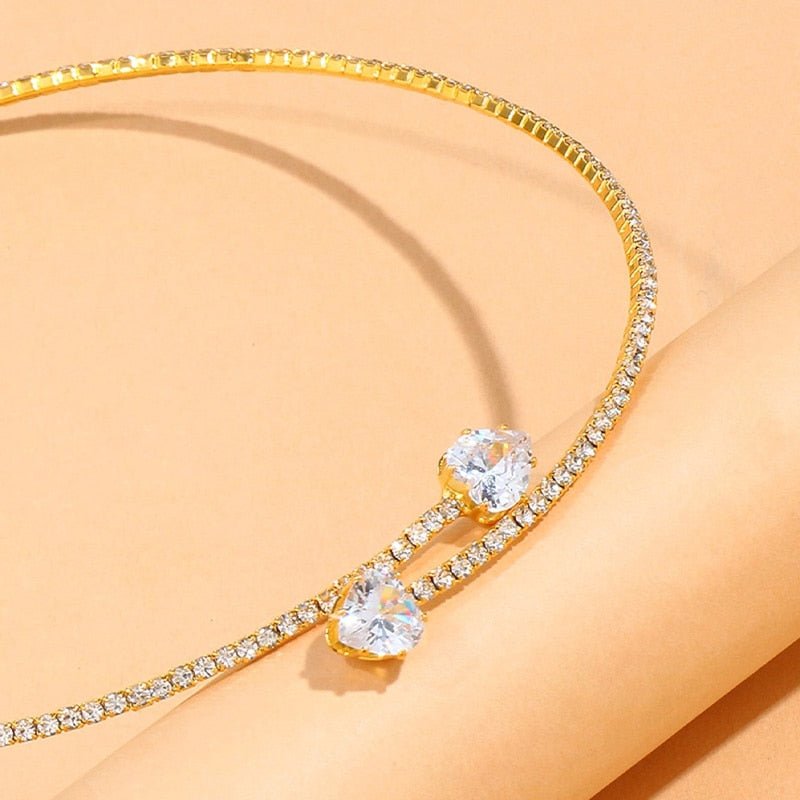 Collier Crystal | Or