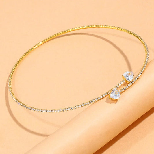 Collier Crystal | Or