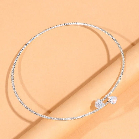 Collier Crystal | Argent