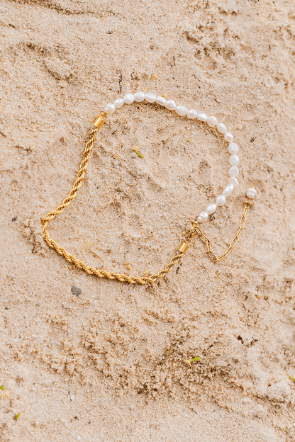 Collier en Perles d'Or Dualia
