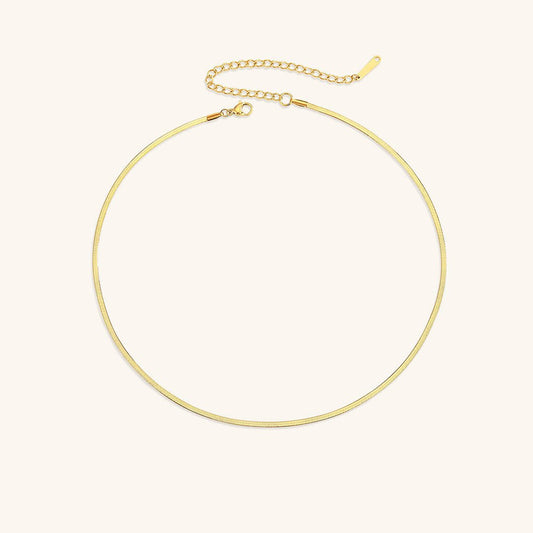 Collier Herringbone En Or Elizabeth