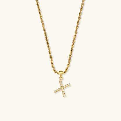 Collier en Perles avec Lettre Initiale Élodie
