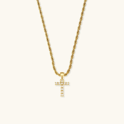Collier en Perles avec Lettre Initiale Élodie