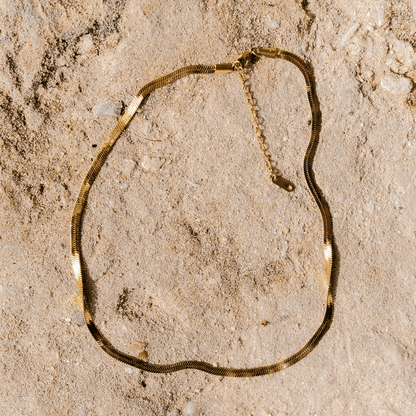 Collier en Or Élyséen en Chevron