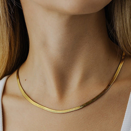 Collier en Or Élyséen en Chevron
