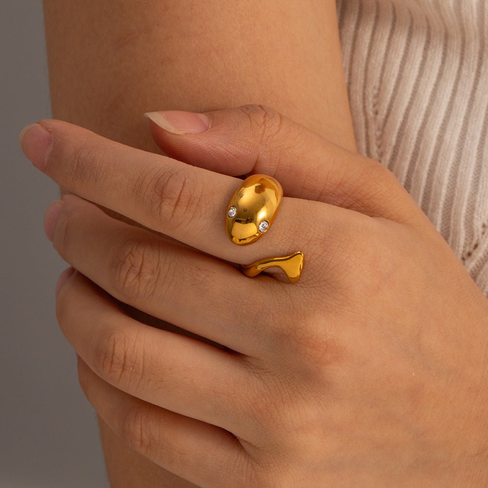 Bague Serpent en Or Etta