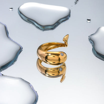 Bague Serpent en Or Etta