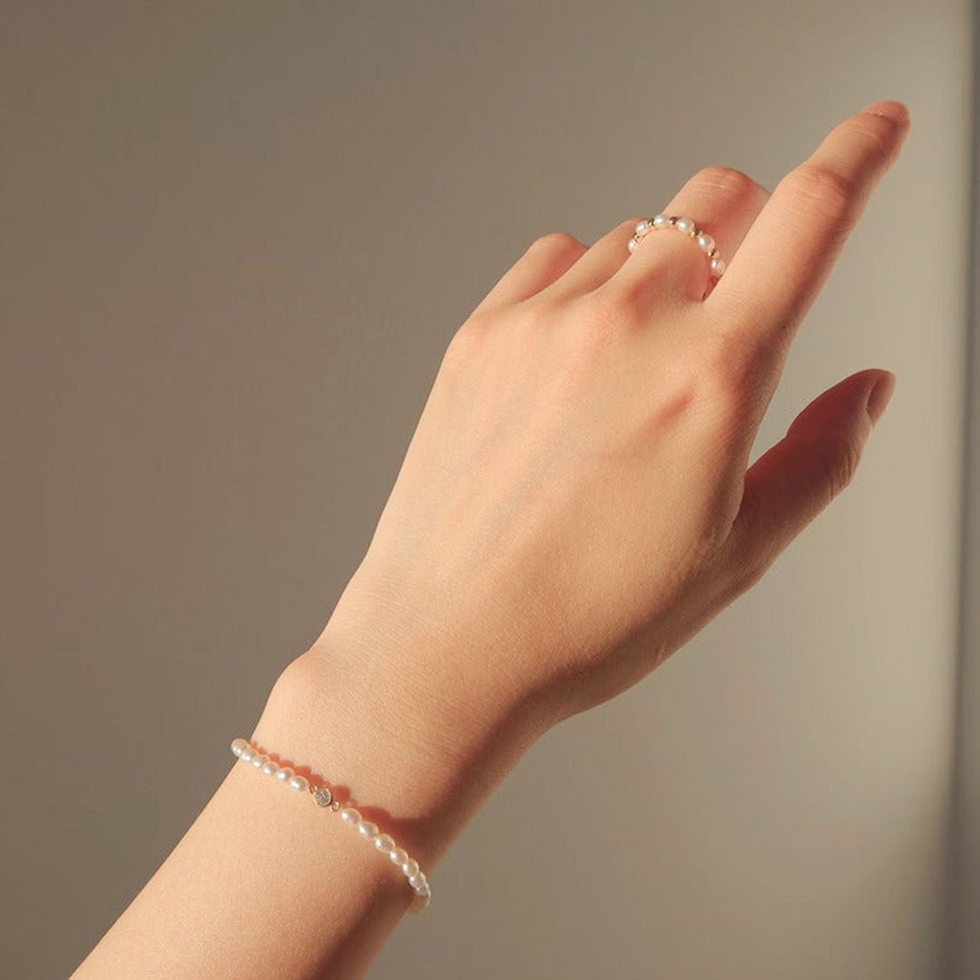 Bague en Perles des Fidji