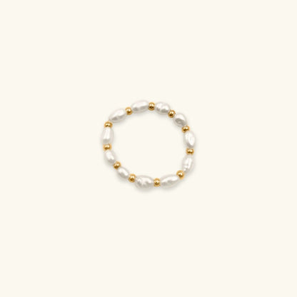 Bague en Perles de Fidji