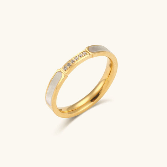 Bague en Or Simulant Diamant Gabrielle