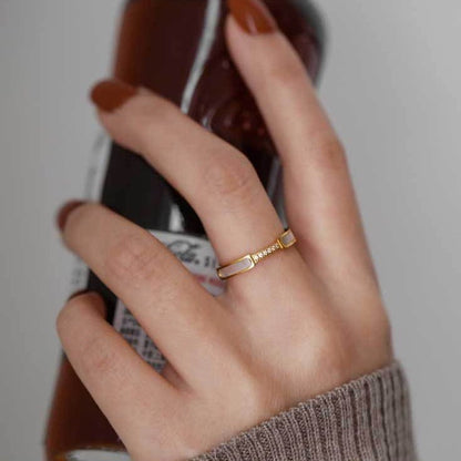 Bague en Or Simulant Diamant Gabrielle