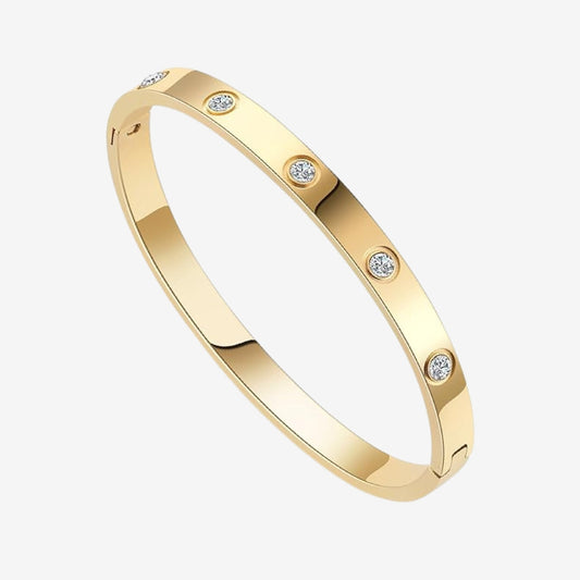 Éternité | Bracelet – Or et Argent avec zircones
