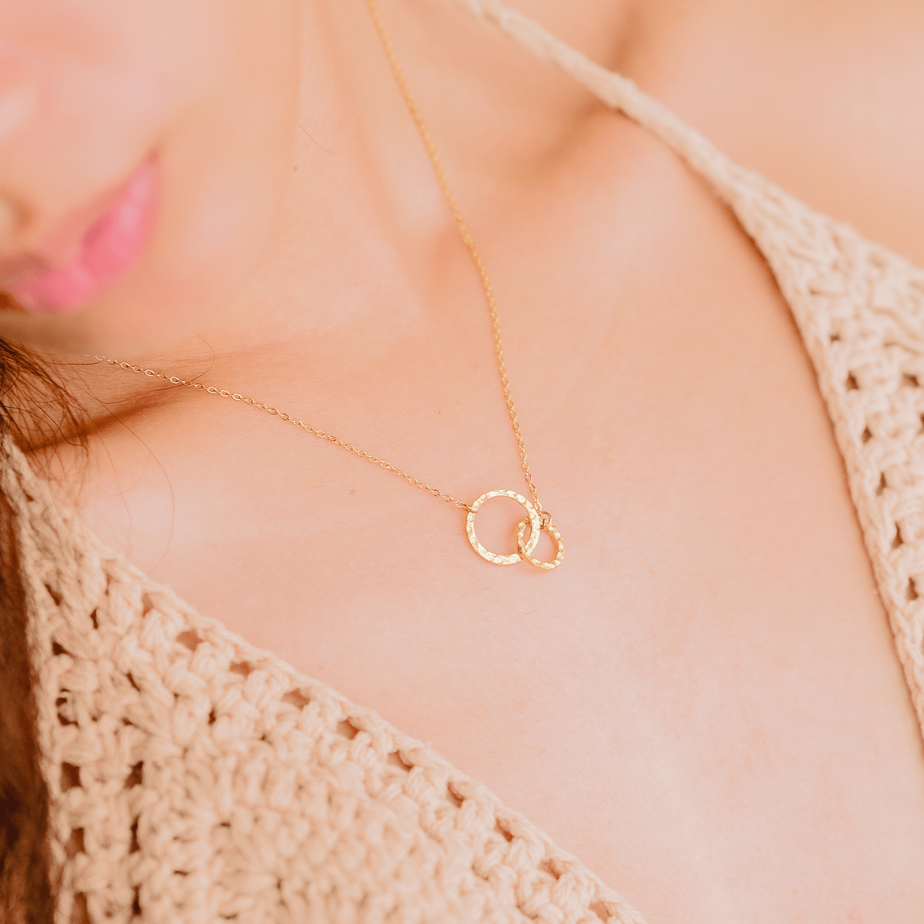 Collier en Créoles Dorées Isabelle