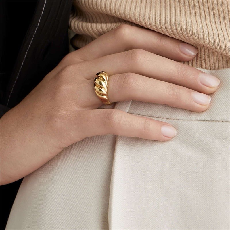Bague Croissant en Or Lorelei