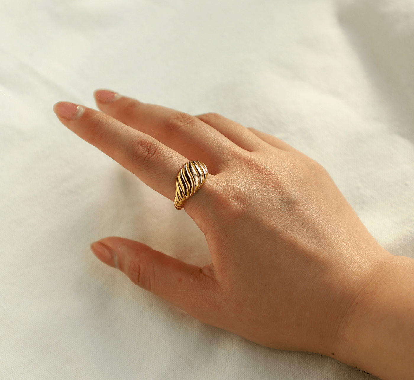 Bague Croissant Mia en Or