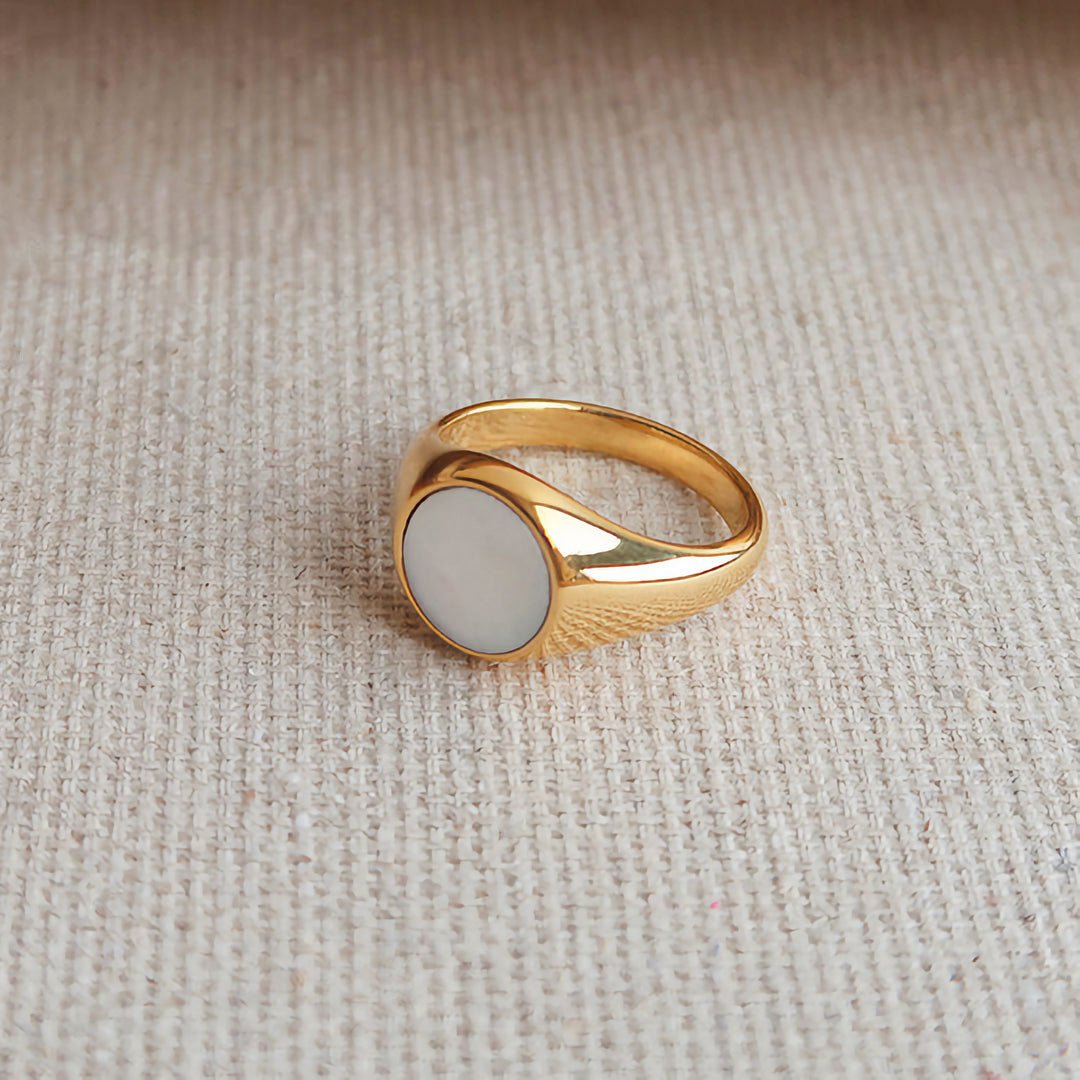 Bague en Or avec Nacre